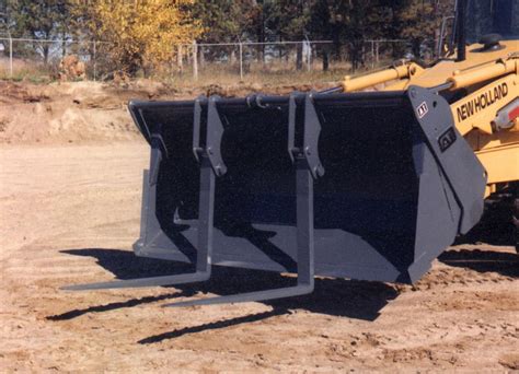 backhoe loader fork attachment